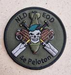 Zeldzame stoffen embleem 3D 4e peloton EOD KL, Ophalen, Landmacht, Nederland, Embleem of Badge