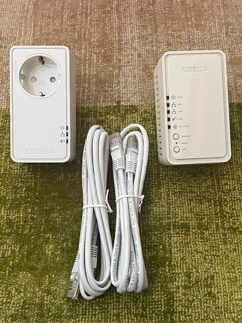 Sitecom Wi-Fi Homeplug 500Mbps Set 2/Stuks, Computers en Software, WiFi-versterkers, Gebruikt, Ophalen of Verzenden