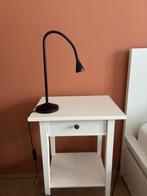 Zwarte bureaulamp met led licht, arm verstelbaar, Ophalen, Zo goed als nieuw, Minder dan 50 cm