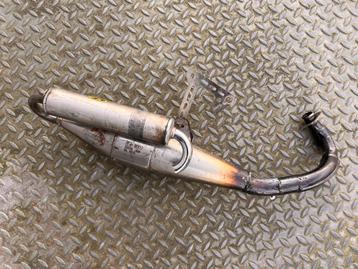 Jama Laser terugloop uitlaat Piaggio 2 takt 50cc 70cc Zip SP beschikbaar voor biedingen