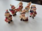 5 Kerstbeeldjes, Zingende kindjes. Vintage., Diversen, Kerst, Ophalen