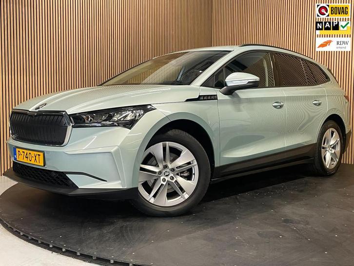 Skoda Enyaq iV 60|LEDER|HEAD-UP|AMBIENT LIGHTING|CARPLAY|CAM, Auto's, Skoda, Bedrijf, Te koop, Enyaq, ABS, Achteruitrijcamera