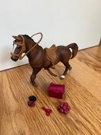 Schleich paard bruin + losse onderdelen, Ophalen of Verzenden, Zo goed als nieuw