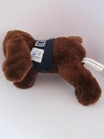 HULPHOND Knuffel HOND FLIP. 28 CM LIGGEND. BRUIN **Nieuw**, Kinderen en Baby's, Speelgoed | Knuffels en Pluche, Ophalen of Verzenden