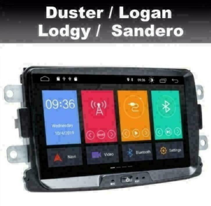 Dacia Duster Logan radio navigatie carkit 8'' android 10 dab, Auto diversen, Autoradio's, Nieuw, Ophalen of Verzenden