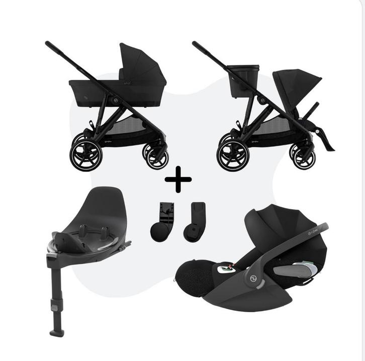 Cybex Gazelle S – 4-in-1 duowagen (voor 2 kindjes), Kinderen en Baby's, Kinderwagens en Combinaties, Zo goed als nieuw, Overige merken