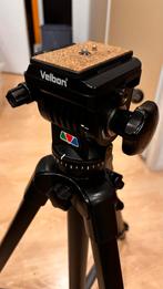 Velbon Videomate 638 Statief - Topconditie!, Zo goed als nieuw, 150 tot 175 cm, Met balhoofd, Ophalen of Verzenden