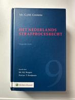 Het Nederlands Strafprocesrecht  -  9de druk, Ophalen of Verzenden, Alpha, Zo goed als nieuw, WO