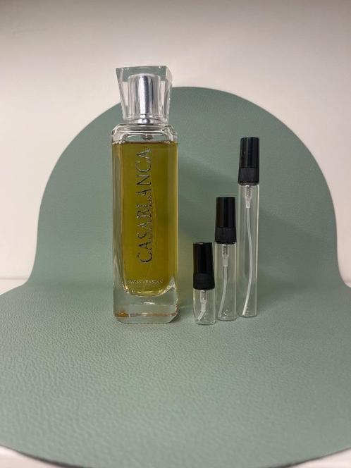 Swiss arabians Casablanca Sample Decant Parfum Tester, Sieraden, Tassen en Uiterlijk, Uiterlijk | Parfum, Nieuw, Verzenden