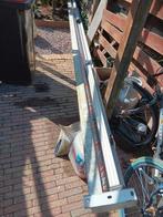 Knikarm Zonnescherm Handmatig, Tuin en Terras, Ophalen, Gebruikt, 150 tot 300 cm, 250 cm tot 450 cm