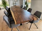 Suar boomstamtafel bartafel vergadertafel eettafel 180-400, Ophalen of Verzenden, Vijf personen of meer, Rechthoekig, Nieuw