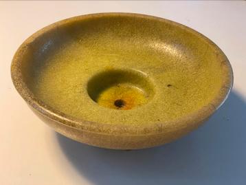 A.D.Copier: geel graniver cactusschaal ca. 1930 Leerdam beschikbaar voor biedingen