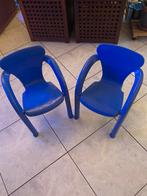 Ikea kinderstoelen Karl Malmvall 2x leuke Blauw, Ophalen of Verzenden, Zo goed als nieuw, Overige typen