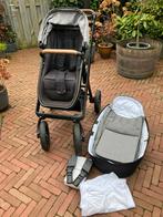 Dubatti kinderwagen incl reiswieg, buggy, luiertas, adapters, Gebruikt, Combiwagen, Verstelbare duwstang, Ophalen