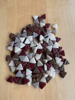 Mozaïek driehoekjes bruin 100gr, Hobby en Vrije tijd, Knutselen, Ophalen of Verzenden, Nieuw, Materiaal
