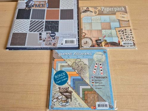 Paperbloc- Mannen (opruiming), Hobby en Vrije tijd, Kaarten | Zelf maken, Gebruikt, Pons of Mal, Overige thema's, Ophalen of Verzenden