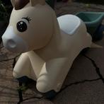 Smoby Loopauto Paard met Aanhanger, Ophalen of Verzenden, Gebruikt