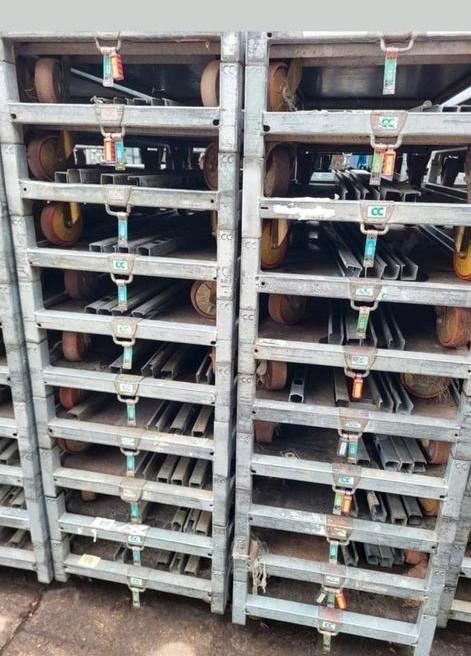Deense karren met plaatje,  geen geel label, Doe-het-zelf en Verbouw, Transportwagens, Gebruikt, Transportkar, Ophalen
