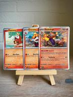 Pokémon kaarten Fuecoco, Crocalor Skeledirge Destined Rivals, Ophalen of Verzenden, Zo goed als nieuw, Meerdere kaarten