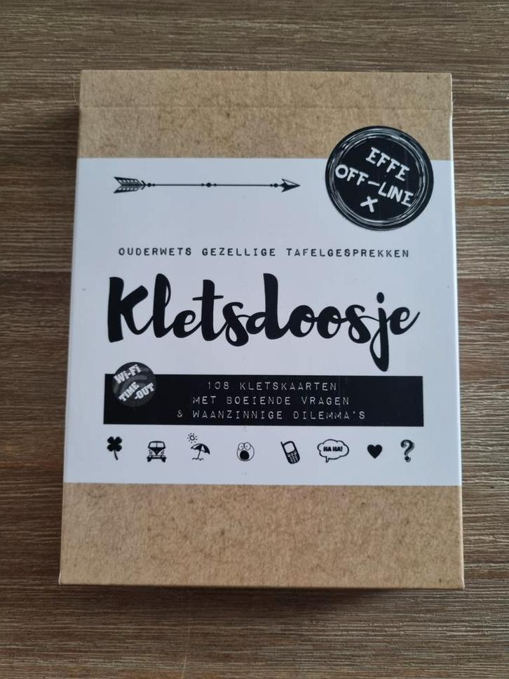 Kletsdoosje - Reis Editie - Nieuw, Hobby en Vrije tijd, Gezelschapsspellen | Overige, Nieuw, Een of twee spelers, Drie of vier spelers