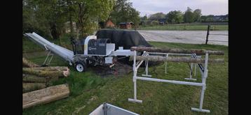 Lumag SSA-500E/HPRO-S Zaagkloofmachine met aanvoertafel beschikbaar voor biedingen