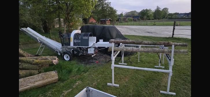 Lumag SSA-500E/HPRO-S Zaagkloofmachine met aanvoertafel, Tuin en Terras, Kloofmachines, Ophalen of Verzenden