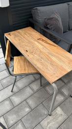 Kidsdepot tafeltje en 2 stoeltjes, Tuin en Terras, Ophalen, Zo goed als nieuw, Rechthoekig