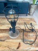Tafellamp zwart industrieel, Ophalen, Zo goed als nieuw, Minder dan 50 cm