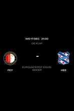 Feyenoord Heereveen vak Z4, Tickets en Kaartjes, Seizoenskaart, Eén persoon, December