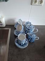 Delfts Blauw Theeservies Compleet, Antiek en Kunst, Antiek | Servies compleet, Ophalen of Verzenden