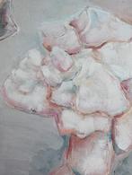 Olieverf op Canvas - Figuren - 20e Eeuw, Antiek en Kunst, Kunst | Schilderijen | Abstract, Ophalen of Verzenden