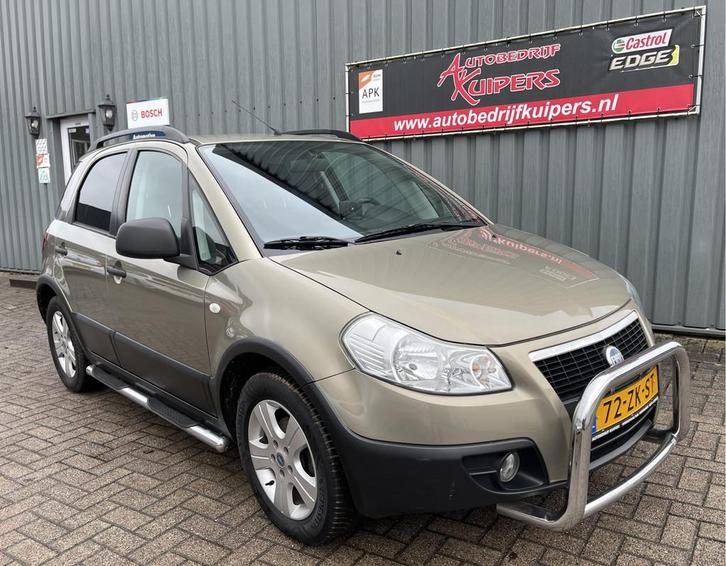 Fiat Sedici 1.6-16V Dynamic Airco..Lm.velgen.Trehaak.Tom.tom, Auto's, Fiat, Bedrijf, Te koop, Sedici, ABS, Airbags, Airconditioning