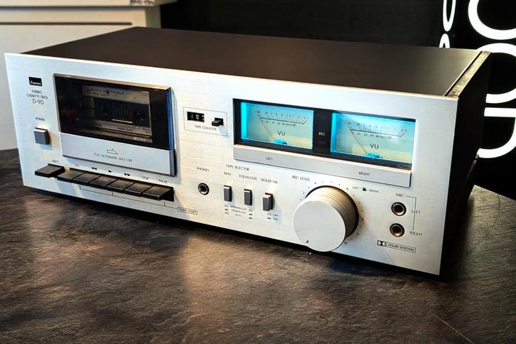 SANSUI D-90 • ONDERHOUDEN EN MET GARANTIE •, Audio, Tv en Foto, Cassettedecks, Overige merken, Ophalen of Verzenden