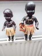 2 bruine wildebras poppen, Antiek en Kunst, Antiek | Speelgoed, Ophalen of Verzenden