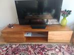 Tv meubel, licht eiken, Huis en Inrichting, Kasten | Televisiemeubels, Ophalen, Gebruikt, 100 tot 150 cm, Eikenhout