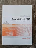 Microsoft Excel 2010 Handboek Wim de Groot, Ophalen of Verzenden, Gelezen, Software, Wim de Groot
