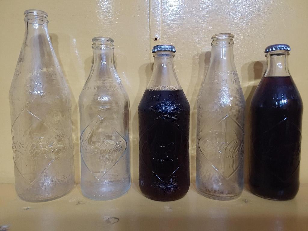 Coca Cola Verzameling Diamond Flessen 1960, Verzamelen, Complete verzamelingen en Collecties, Ophalen of Verzenden