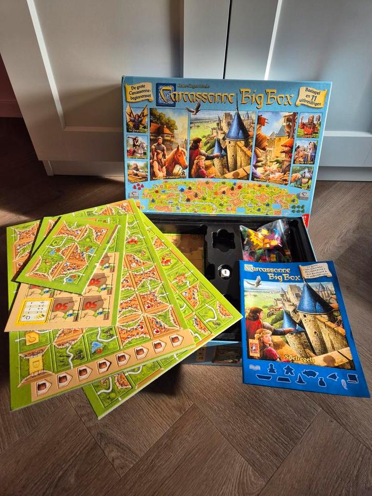 Carcassonne bigbox 3, Hobby en Vrije tijd, Gezelschapsspellen | Bordspellen, Nieuw, Ophalen of Verzenden