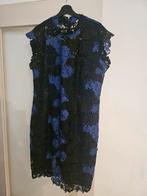 Steps jurk, kant, zwart/blauw, maat 46, Zwart, Maat 46/48 (XL) of groter, Ophalen of Verzenden, Zo goed als nieuw