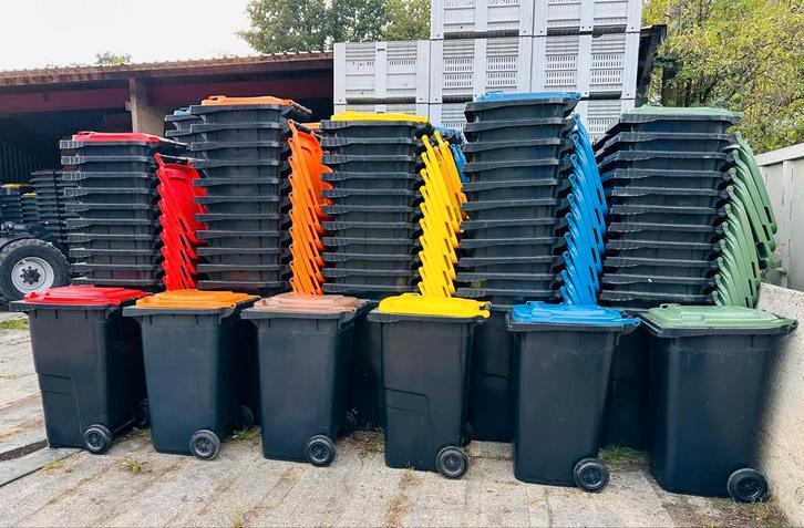 240 liter container nieuw. Restpartij aanbieding, Huis en Inrichting, Woonaccessoires | Prullenbakken, Nieuw, Kunststof, 75 cm of meer