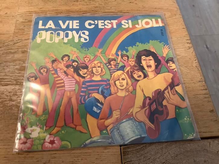 Poppys - La Vie C'est Si Joli Single, Cd's en Dvd's, Vinyl Singles, Gebruikt, Single, Pop, 7 inch, Ophalen of Verzenden