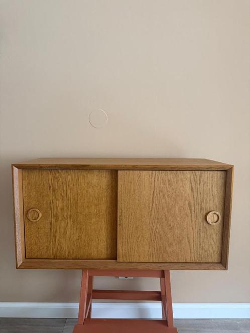 Vintage eikenhouten wandkast – Quilda (Set van 2), Huis en Inrichting, Kasten | Wandmeubels, Nieuw, Minder dan 100 cm, Minder dan 150 cm