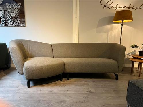 Leolux Pupilla ploegstof Monza, Huis en Inrichting, Banken | Bankstellen, Zo goed als nieuw, Hoekbank, Vierpersoons of meer, 250 tot 300 cm