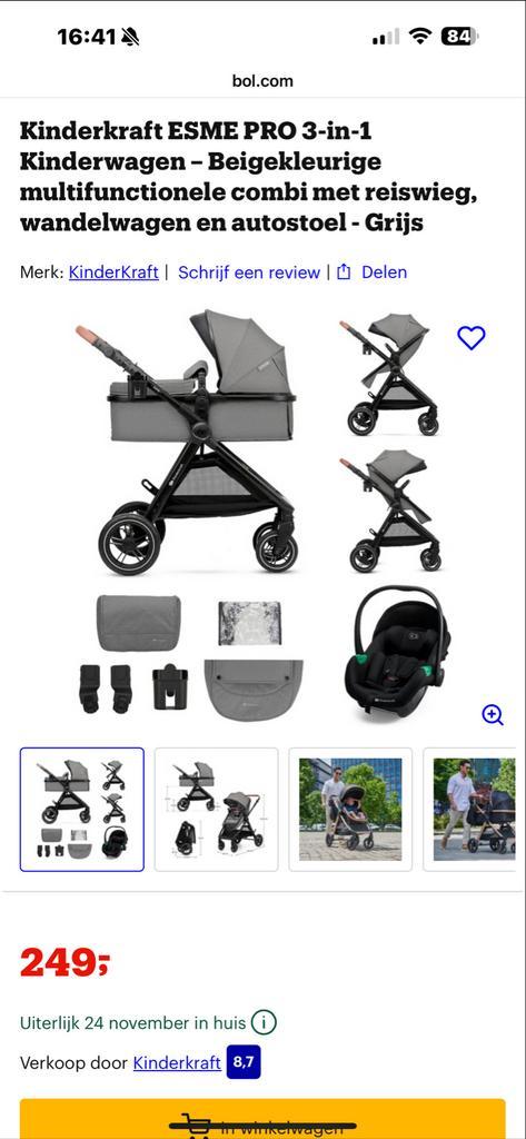 Nieuwe kinderwagen in doos - Koopje!, Kinderen en Baby's, Kinderwagens en Combinaties, Nieuw, Kinderwagen, Overige merken, Ophalen
