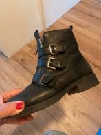 Zwarte enkellaarsjes met gespen, maat 37, Ophalen of Verzenden, Gedragen, Zwart, Lage of Enkellaarzen