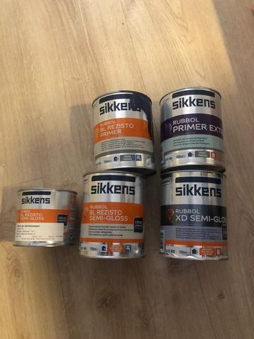Te koop: Sikkens Rubbol Primer/Semi-Gloss buiten verf (5013) beschikbaar voor biedingen
