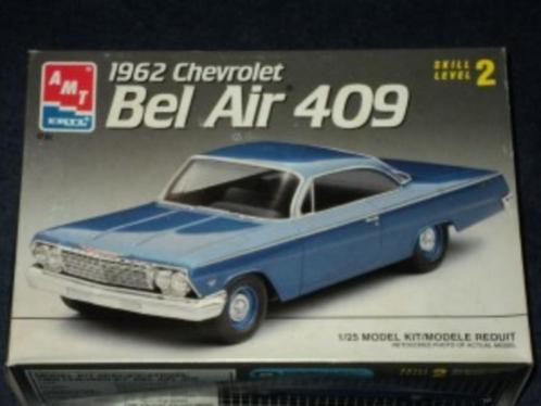 Bouwdoos 1962 Chevy Bel Air 409 AMT, Hobby en Vrije tijd, Modelbouw | Auto's en Voertuigen, Nieuw, Auto, Groter dan 1:32, Overige merken