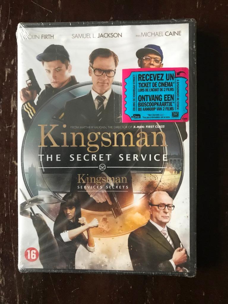 Kingsman The Secret Service DVD nog nieuw in seal, Vanaf 16 jaar, Ophalen of Verzenden, Nieuw in verpakking, Actie
