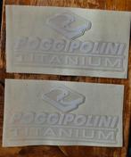 2 X Ducati - Poggipolini Titanium Sticker - Nieuw, Motoren, Accessoires | Stickers