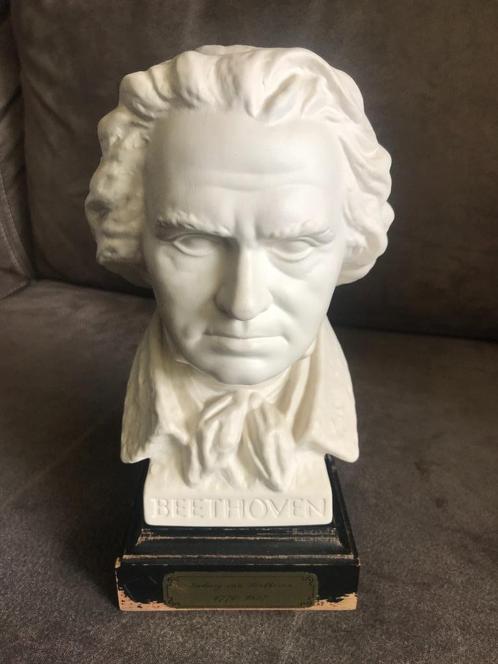Sculptuur/Beeldje/Buste  Ludwig Van Beethoven., Verzamelen, Beelden en Beeldjes, Zo goed als nieuw, Mens, Ophalen of Verzenden